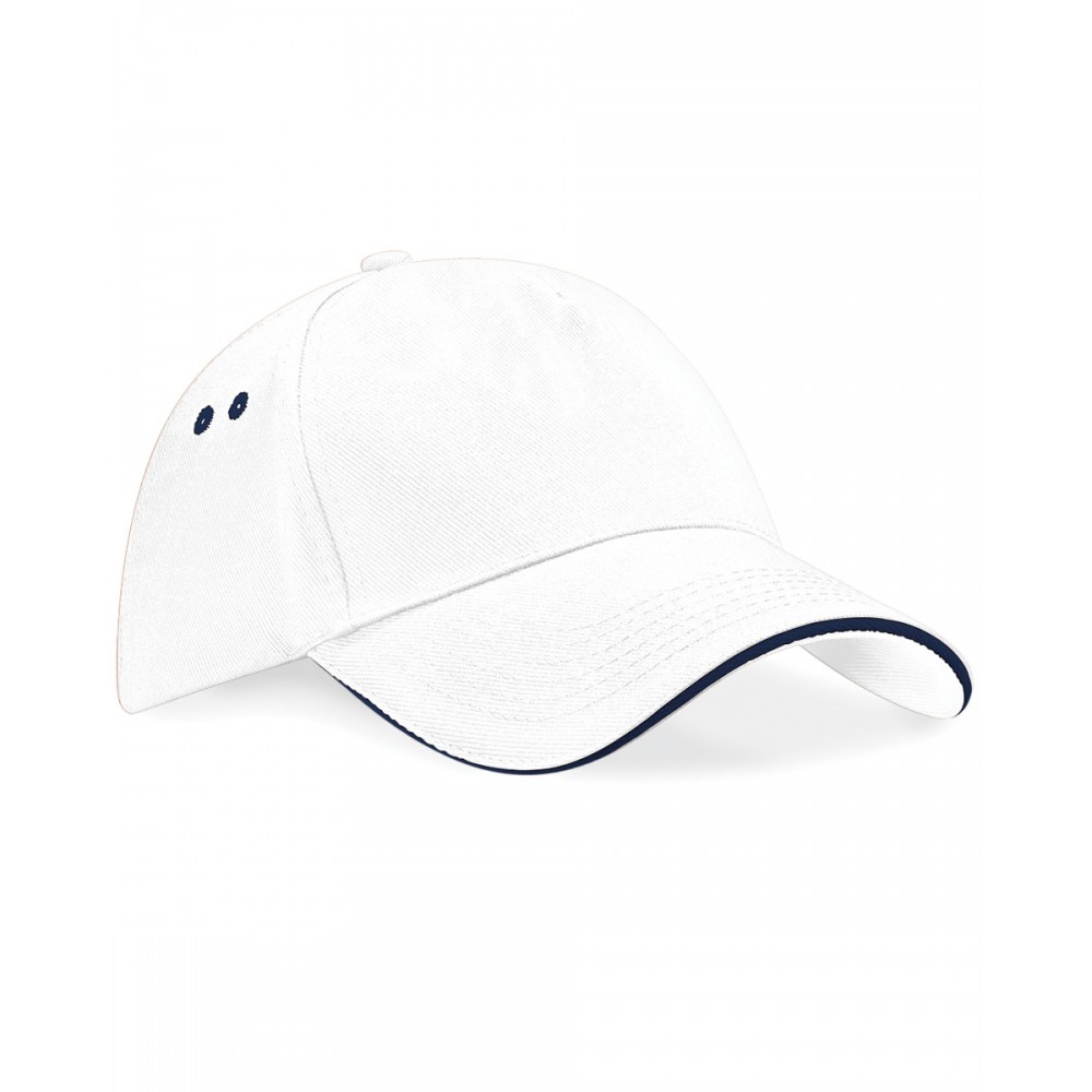 Beechfield Screen Printed Ultimate 5 Panel Cap Sandwich Peak