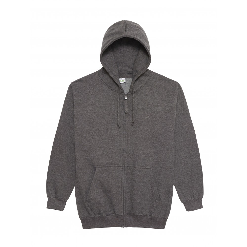 JUST HOODS AWDIS UNISEX ZOODIE ZIP UP HOODIE