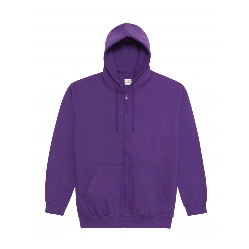 JUST HOODS AWDIS UNISEX ZOODIE ZIP UP HOODIE