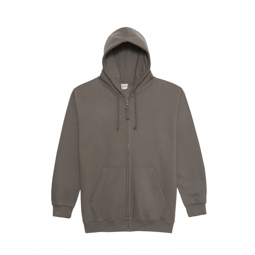 JUST HOODS AWDIS UNISEX ZOODIE ZIP UP HOODIE