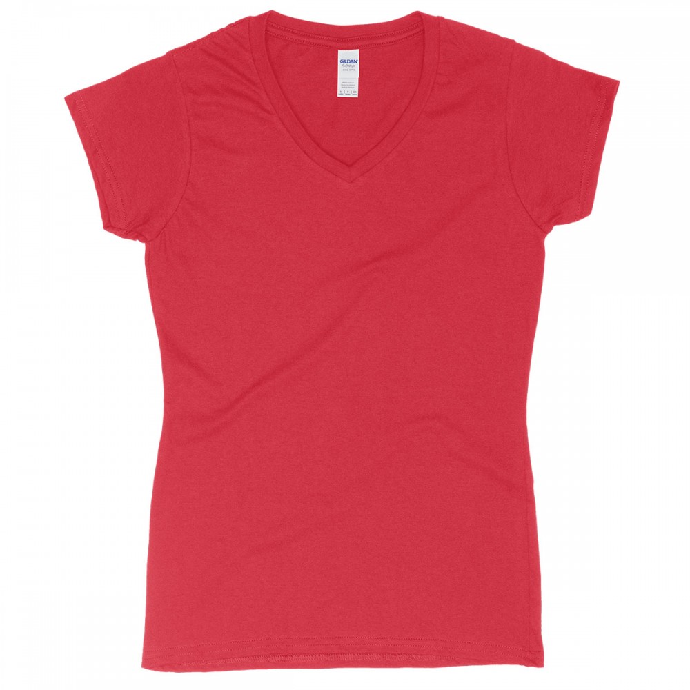 Gildan Ladies Softstyle V-Neck T-Shirt G64V00L