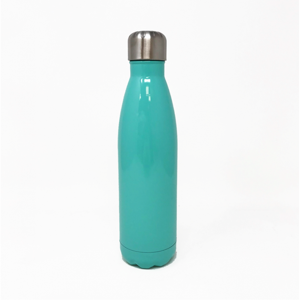 Full Colour Stainless Steel Water Bottle Gloss - 500ml / 17oz