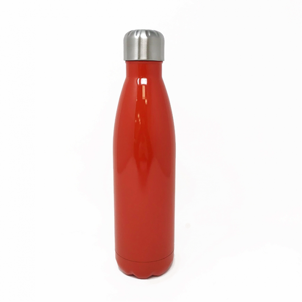 Full Colour Stainless Steel Water Bottle Gloss - 500ml / 17oz