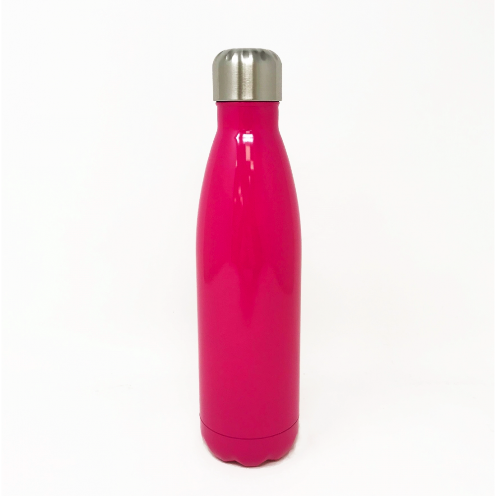 Full Colour Stainless Steel Water Bottle Gloss - 500ml / 17oz