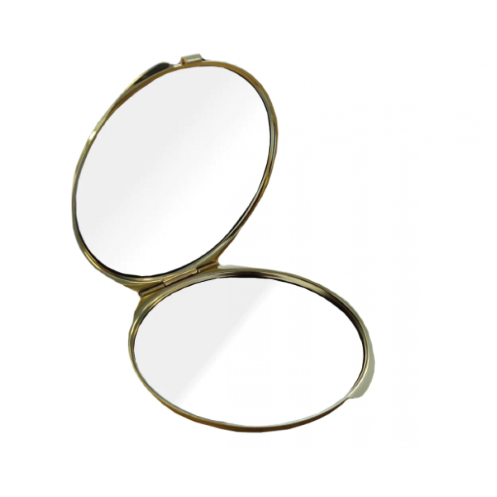 Custom Printed Compact Mirrors - Round Silver